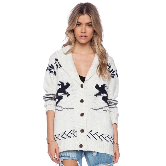 525 America Skiers BF Cardigan - Size XS - Picture 2 of 4